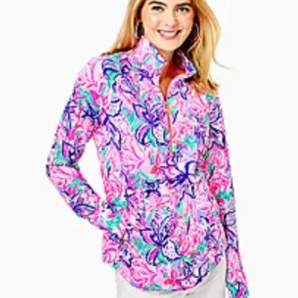 LILLY PULITZER UPF 50+ Skipper Popover XS (NWT)